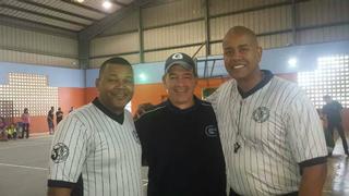 Prof. Juan De Jesús, Lcdo. Henrry Newman y Rafael Novas (Ex- Jugador Profesional del BSN)