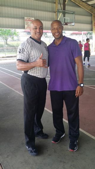 Jesús Borges y James Carter (Ex Jugador Profesional de Selección Nacional de Puerto Rico y BSN)