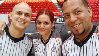 Kevin Martínez, Rebeca Dávila y Enrique Burgos