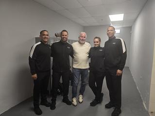 Francisco De León, Héctor Ortiz, Edgardo Márquez, Rebeca Dávila y Benjamin Robles