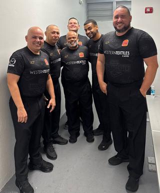 Ernesto Fernández, Wilberto Velázquez, Carlos Andino, Guillermo Martínez, Jayden Vidal y Alexis Vázquez