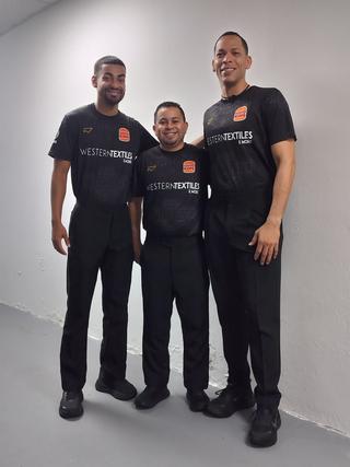 Jayden Vidal, José Hernández y Benjamin Robles
