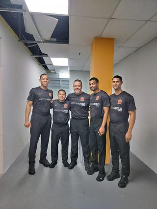 Benjamín Robles, José Hernández, Luis Flores, Jayden Vidal y José Carlos Jimenez