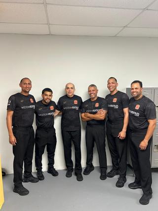 Samuel Figueroa, Joseph Adorno, René Irizarry, Xavier Castro, Benjamin Robles y Héctor Ortiz