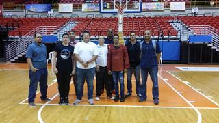 Miembros de la Asociación de Arbitros de Baloncesto de Puerto Rico en el Taller de Arbitros