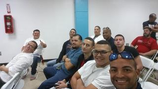 Miembros de la Asociación de Arbitros de Baloncesto de Puerto Rico en el Taller de Arbitros