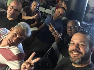 Miembros de la Asociación de Arbitros de Baloncesto de Puerto Rico en el Taller de Educación Continua