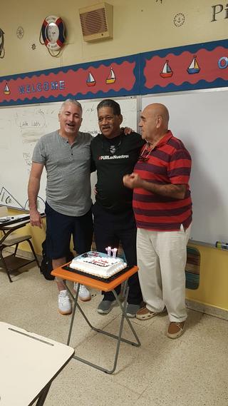 Edgardo Márquez, Carlos Figueroa y Carlos Corsino