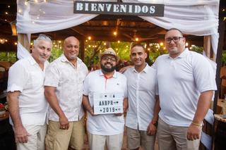 Edgardo Márquez, Jesús Borges, Miguel Rodríguez, Francisco Bebo De León y Alexis Vázquez / Foto por: Cheery Viruet