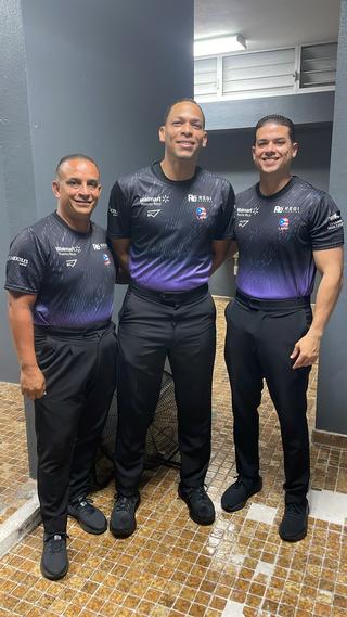 Eugenio Rivera, Benjamín Robles y Edwin Quiles