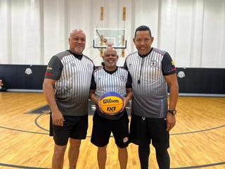 Jesús Borges, Prof. Carlos Andino y Prof. Angel Rano Martínez