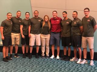 Francisco de León, Benjamín Robles, Edwin Quiles, Samuel Figueroa, Rebeca Dávila, Brent Barnaky (NBA - Referee), José Carlos Jiménez, Héctor Ortiz y Javier Ruiz