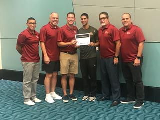 Joselo Quiñones, José Anibal Carrion, Brent Barnaky (NBA - Referee), José Carlos Jiménez, Anibal Carrión y Axel Coll.