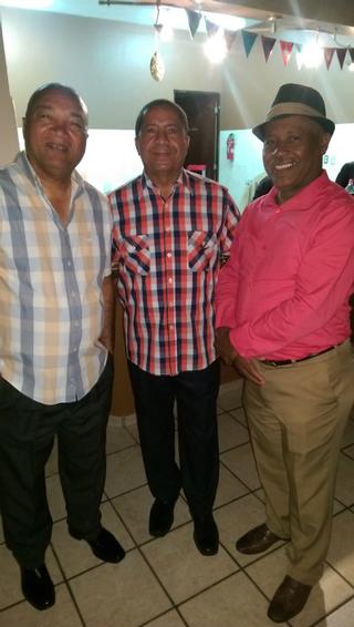 Amaury Corchado, Wiso Caceres y Catalino Bautista.