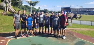 Miembros de la Asociación de Arbitros de Baloncesto de Puerto Rico (sábado 21 de diciembre de 2019, Manatí)