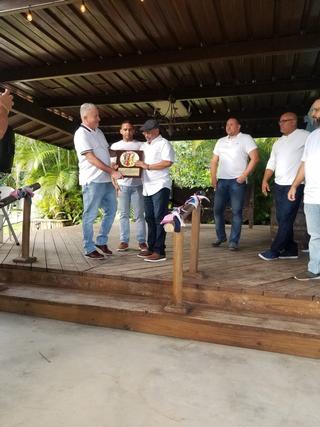 Edgardo Márquez, Francisco Bebo De León, Carlos Andino, Alexis Vázquez, Jesús Borges y Miguel Rodríguez