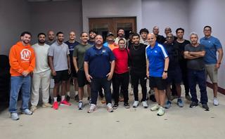 Varios Miembros de la Asociación de Arbitros de Baloncesto de Puerto Rico (AABPR)