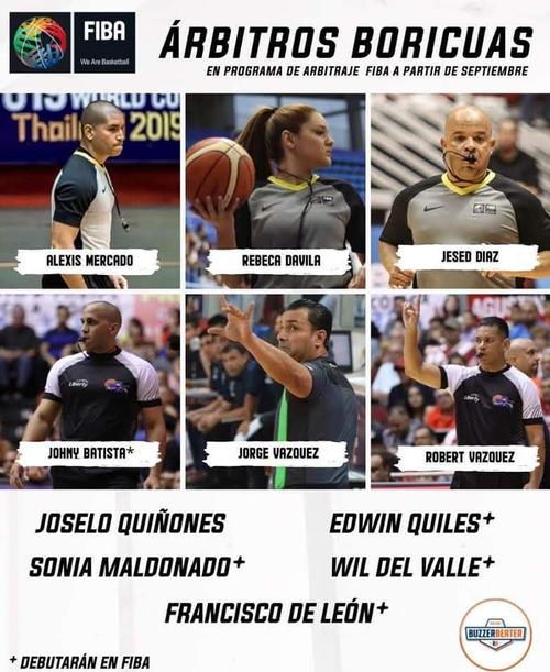 Nuevos Arbitros FIBA 2019