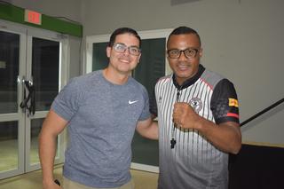 Prof. Edwin Quiles y Felix “Tito” Trinidad 