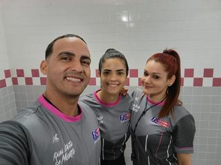 Francisco Bebo De León, Nicole Rodríguez y Rebeca Dávila