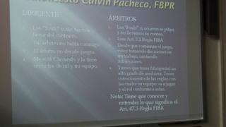 Presentación de Arbitro - Dirigente, Dirigente - Arbitro por Rosendo Rodríguez