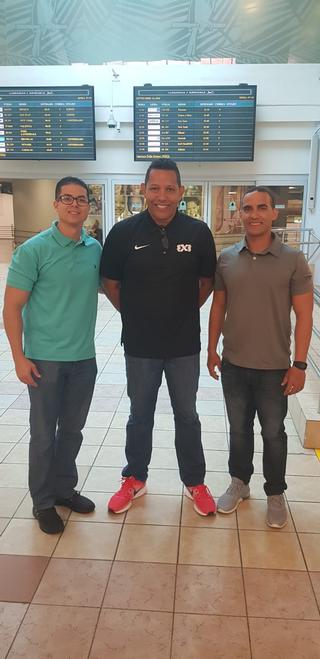 Edwin Quiles, Prof. Angel Rano Martínez y Francisco Bebo De León