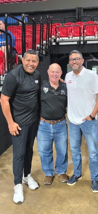 Prof. Angel Rano Martínez, Lic Jorge Sosa & Lic. Yum E. Ramos