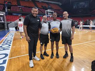 Prof. Angel Rano Martínez, Carlos Andino, Sheila Acosta y Francisco Bebo De León