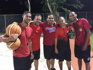 Prof. José Carlos Jiménez, Prof. Luis Torres, Francisco “Bebo” De León, Prof. Ernesto Fernández, Samuel Figueroa