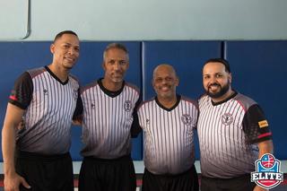 Benjamín Robles, Máximo Paula, Carlos Andino y Miguel Rodríguez / Foto por: Puerto Rico / Elite Basketball